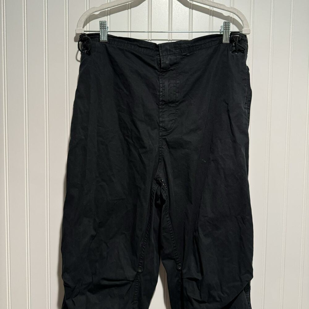Maharishi Original Black Snopants Embroidery 90s Y2K Baggy Streetwear Mens Large - Picture 2 of 10